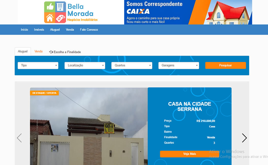 Conquista Bella Morada – Site para imobiliária.
